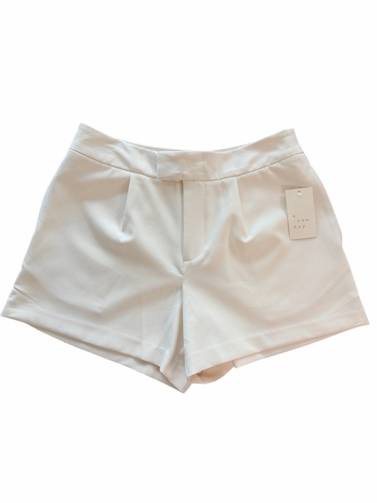 a new day Pants - NWT A New Day Cream Tailored Pleated Shorts – Off-White Trouser Shorts Chic